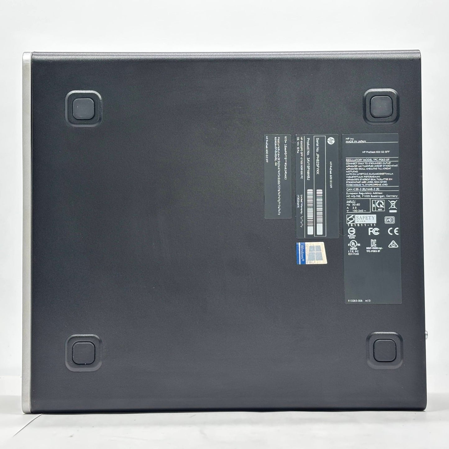 HP ProDesk 600 G3 SFF i5 7500 8GB HDD500GB Windows10Pro 【C8342-100】