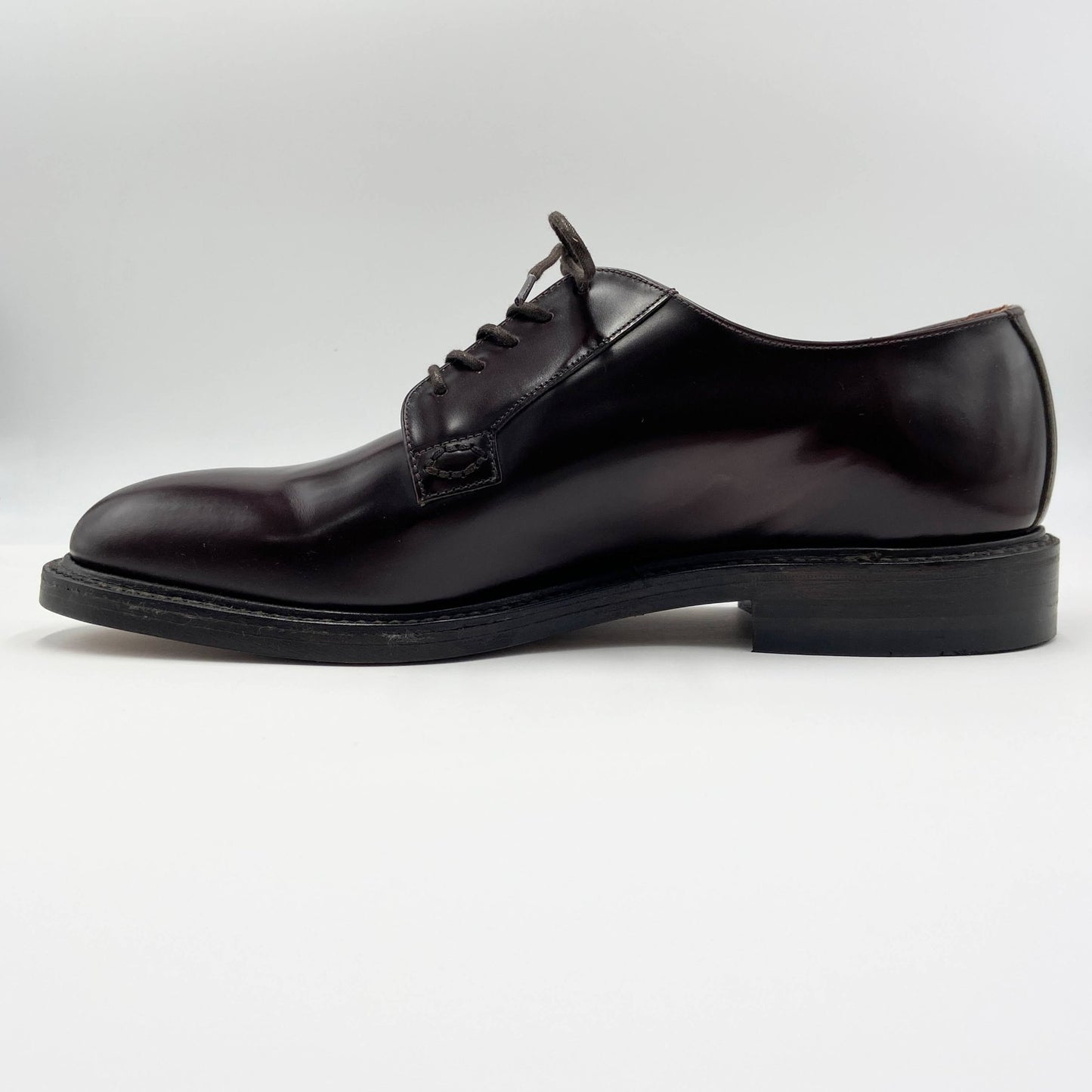 未使用 Loake SHOEMAKERS ローク 英国製 ポリッシュドレザー プレーントゥ ビジネスシューズ　【C5810-80】