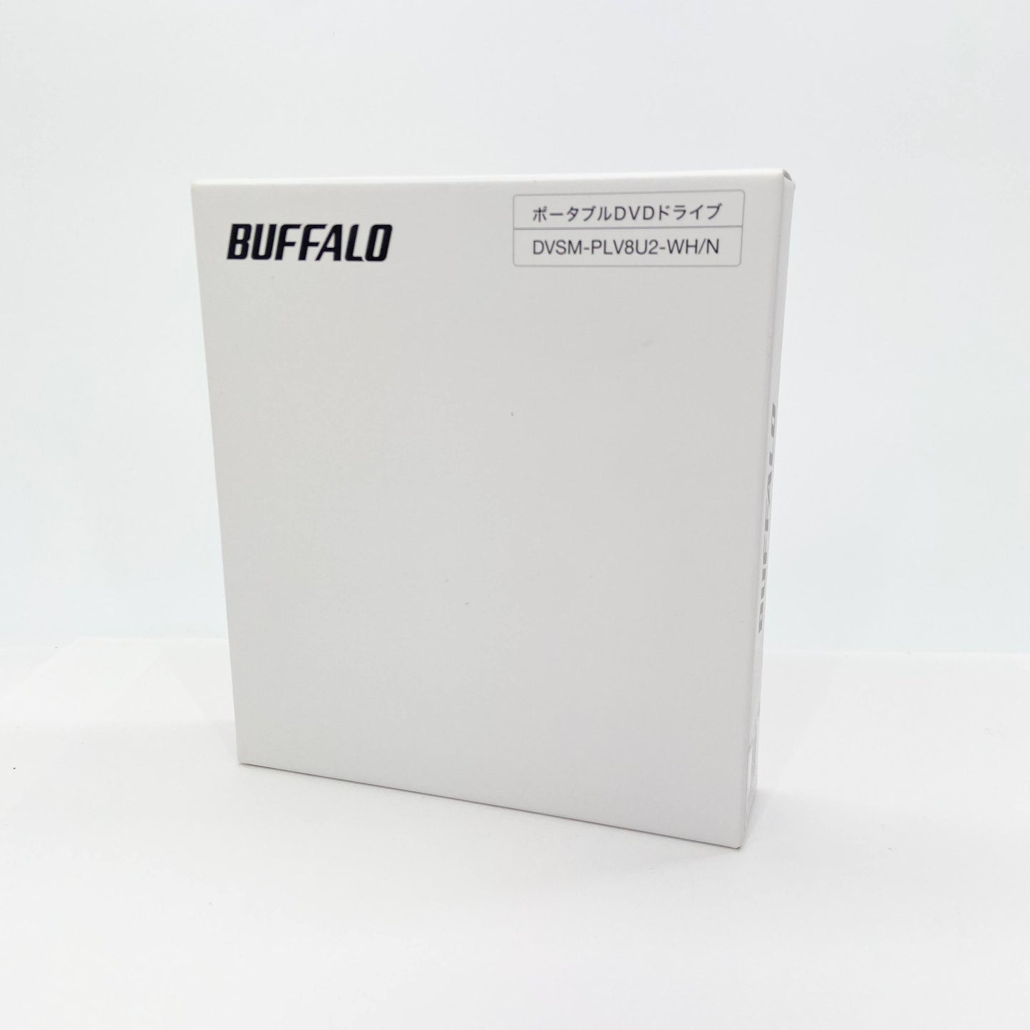 新品未開封 BUFFALO ポータブルDVD/CDドライブ USB2.0規格 Window/Mac ホワイト DVSM-PLV8U2-WH/N 　【C5793-60】