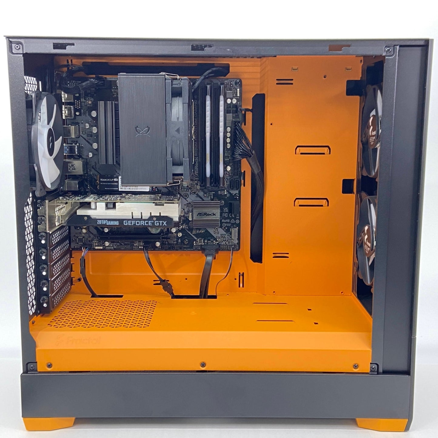 自作ゲーミングPC Ryzen7 5700X 16GB SSD 1TB GTX1650 Fractal Design Pop ケース 【C5146-140】