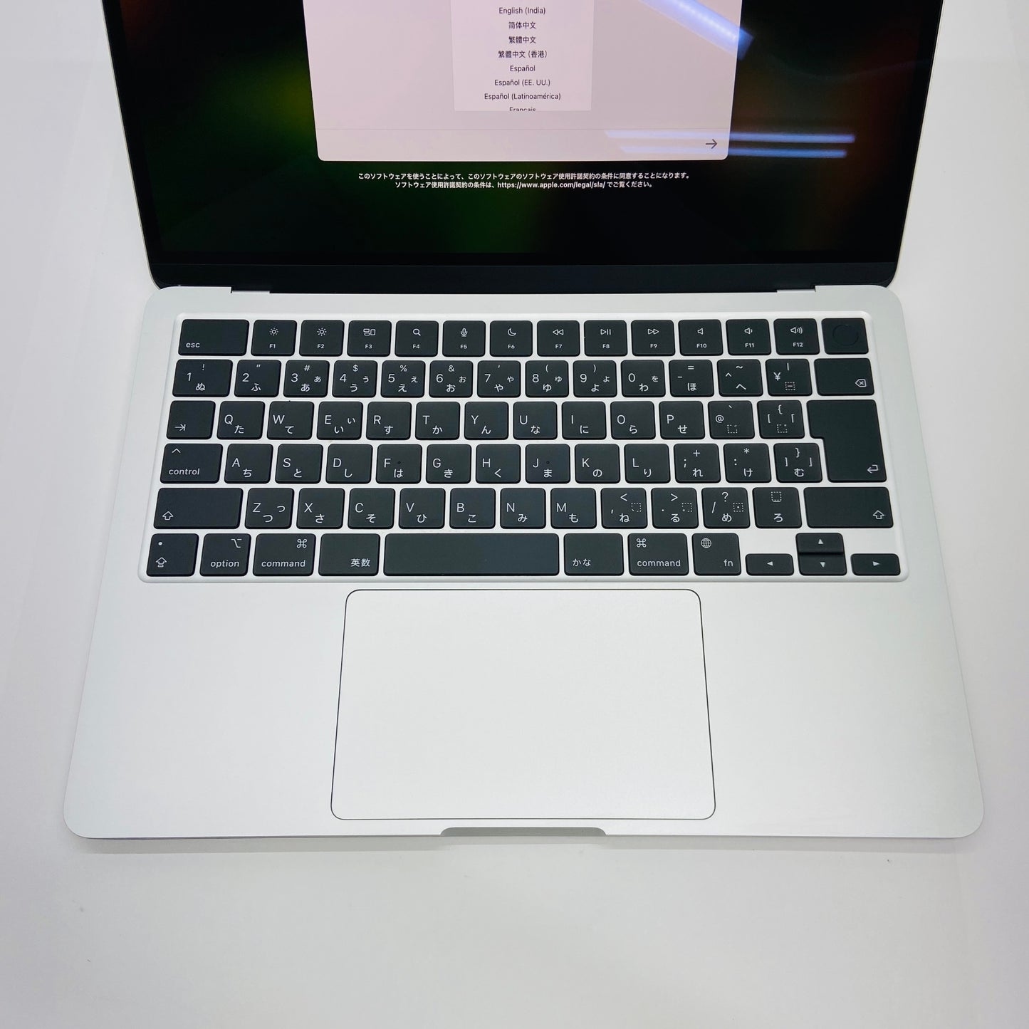 Apple MacBook Air 13インチ M2 8GB SSD256GB MLXY3J/A シルバー バッテリー最大容量99%【C4645-80】