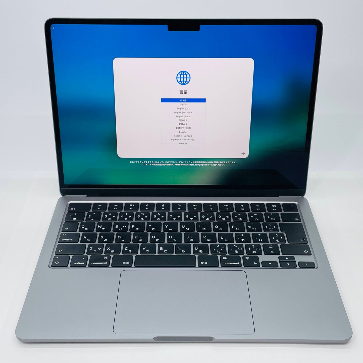 新品同様 美品 Apple MacBook Air M3 13インチ 2024 MXCR3J/A 16GB SSD 512GB スペースグレイ バッテリー最大容量100%【C4911-80】