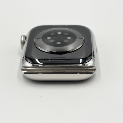 美品 Apple Watch MKLY3J/A A2476 Hermes Series7 41mm ステンレス GPS+Cellular バッテリー最大容量100% バンド2本あり【C5465-60】