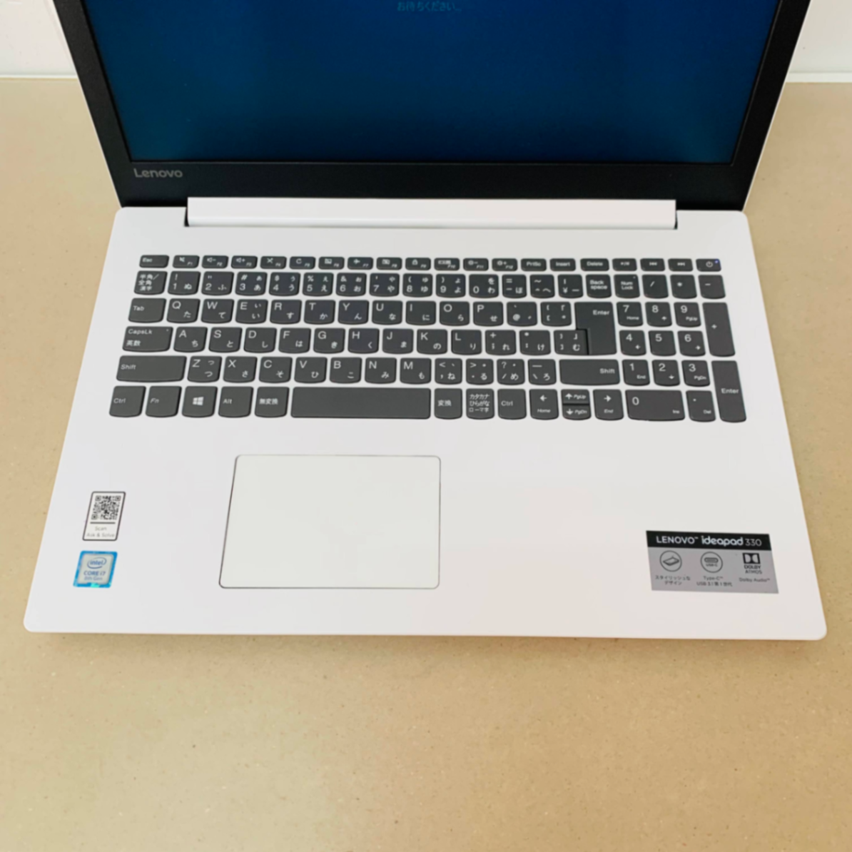 美品 Lenovo  idea pad 330-15IKB i7 8550U 8GB HDD 1TB 【C1774-100】