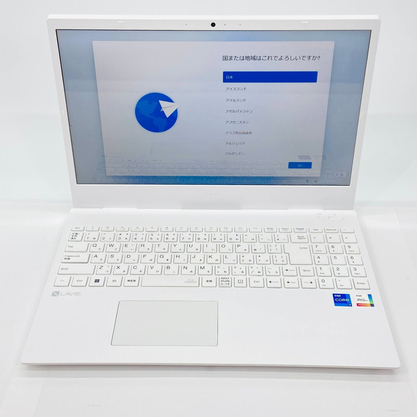 NEC N1570GAW i7-1165G7 16GB SSD 256GB Windows 11Home 【C4854-80】