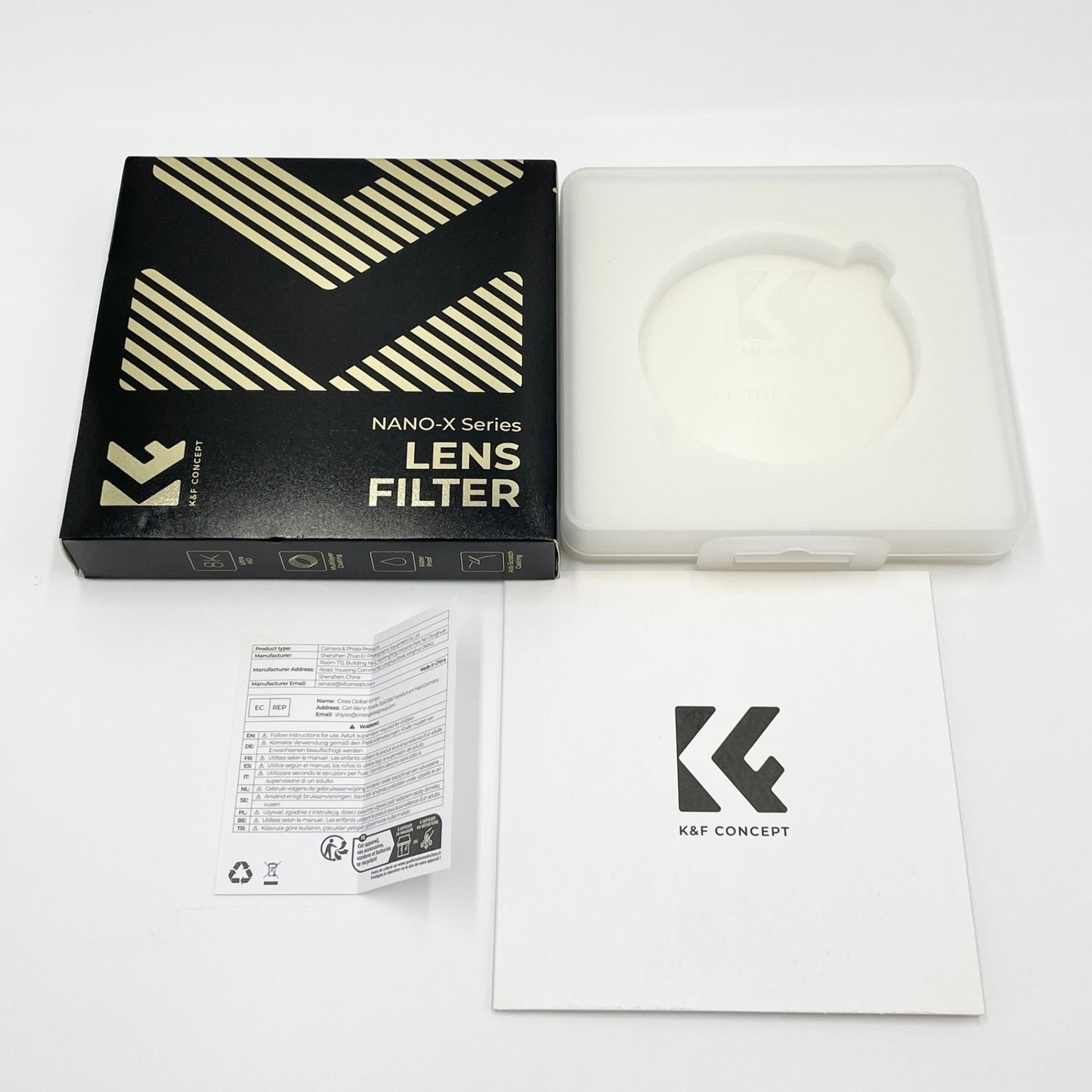 美品 K&F CONCEPT 67mm マグネットレンズキャップ 付属品完備【C7563-C】