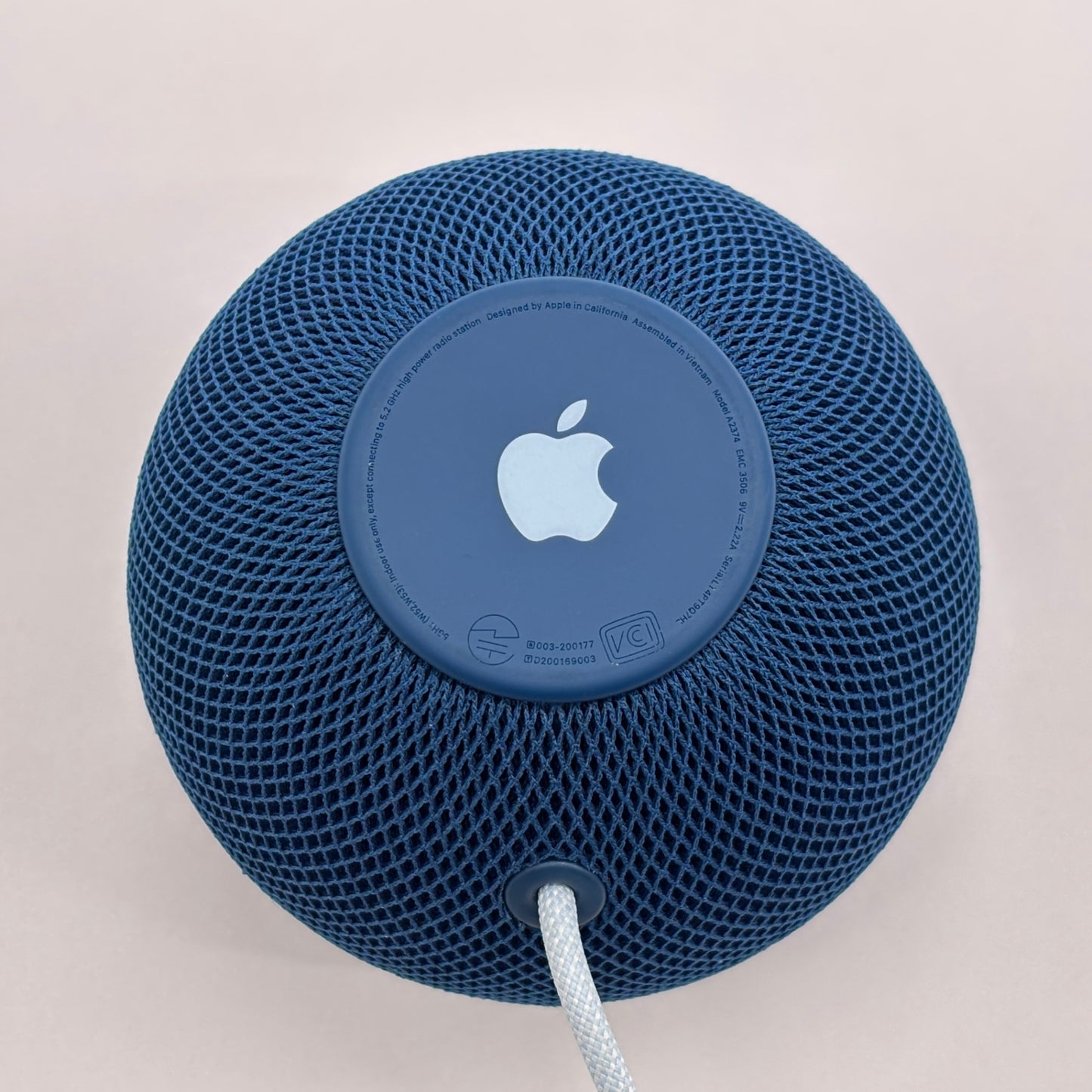 美品 Apple HomePod mini A2374 ブルー【C6752-60】