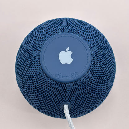 美品 Apple HomePod mini A2374 ブルー【C6752-60】