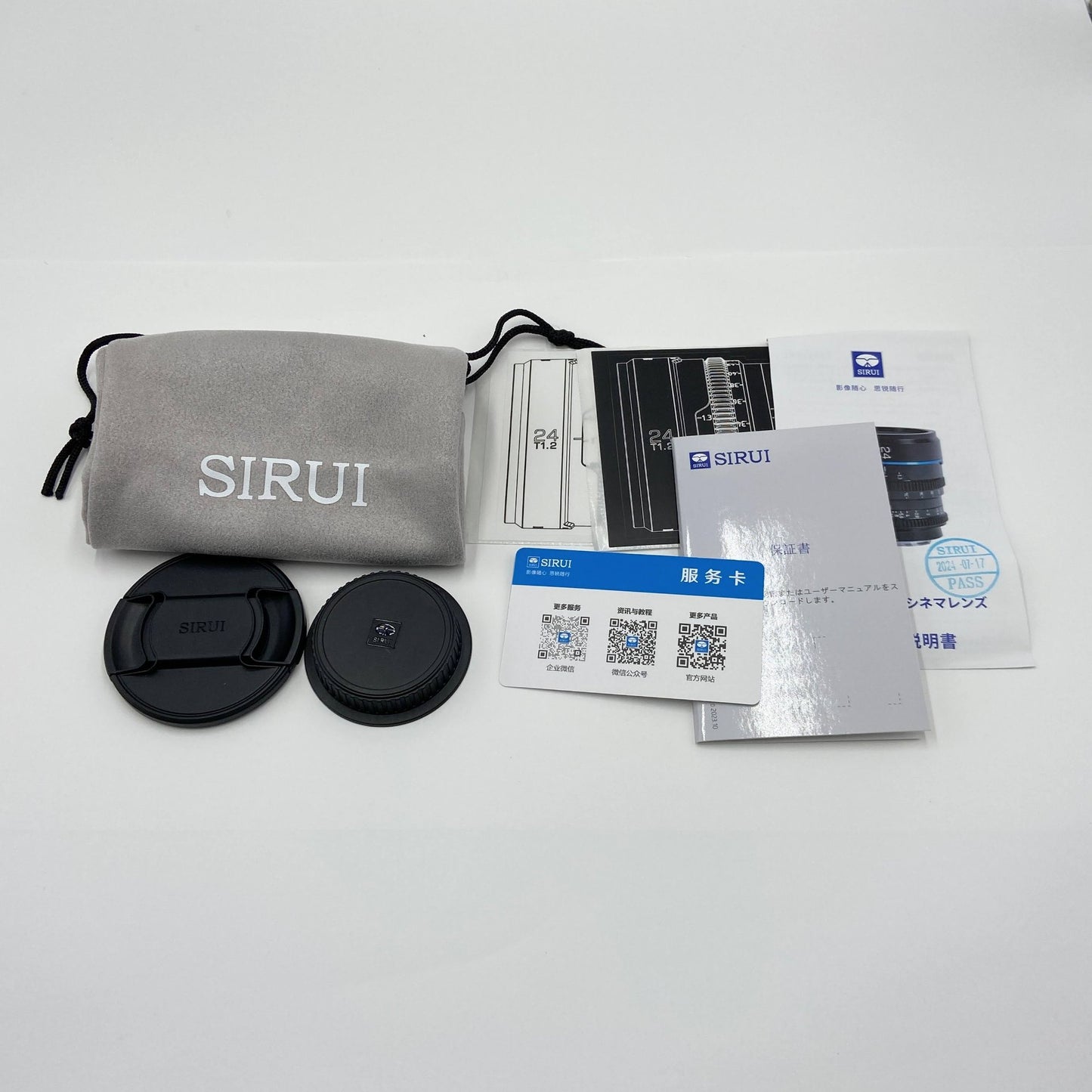 SIRUI Night Walker 24mm T1.2 S35 MS24E-B-JP Eマウント【C5266-60】