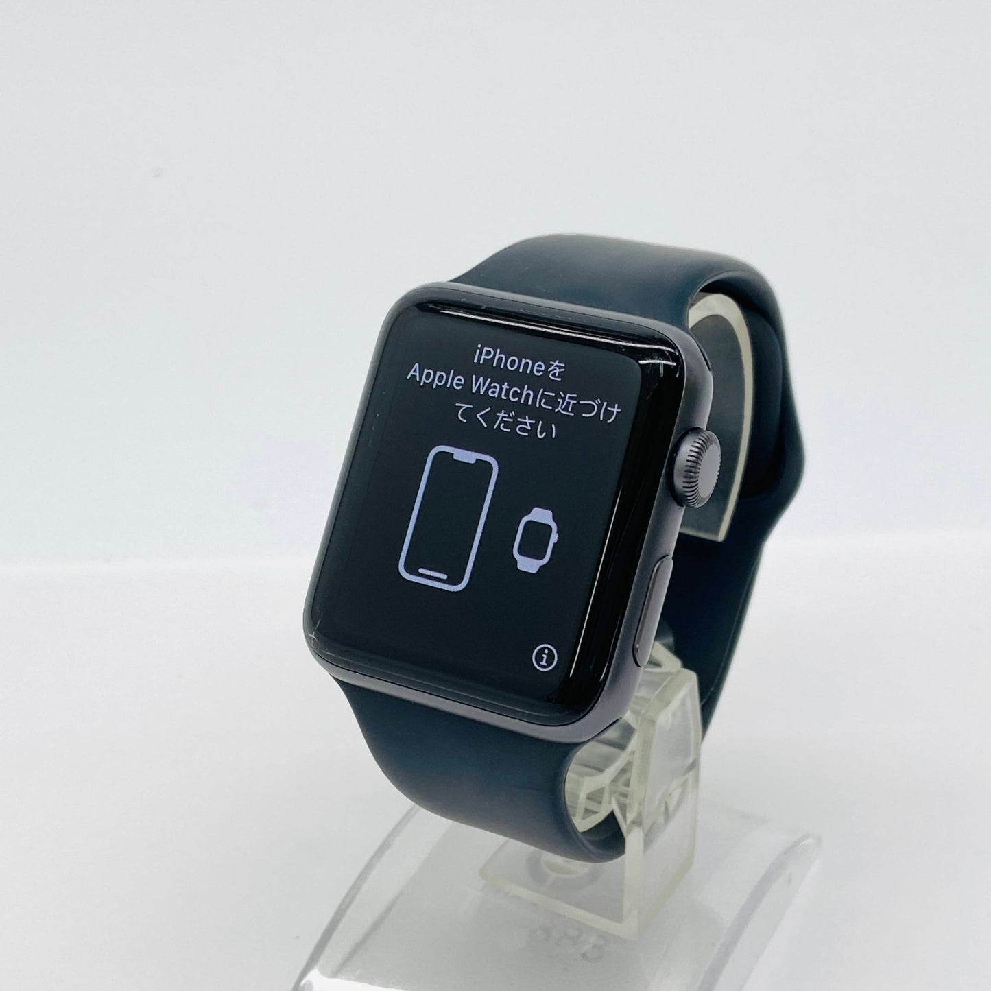 Apple Watch Series3 GPSモデル 42mm ブラックスポーツバンド MTF32J/A  バッテリー最大容量93%【C7513-N】