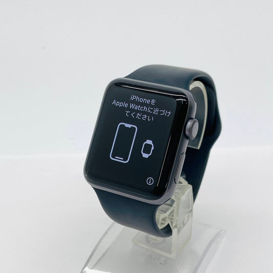 Apple Watch Series3 GPSモデル 42mm ブラックスポーツバンド MTF32J/A  バッテリー最大容量93%【C7513-N】
