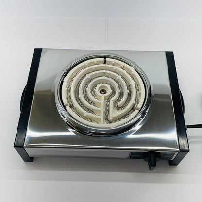 石崎電機 製作所 電気コンロ ステンレス鋼 SK-65V シルバー 【C3912-80】