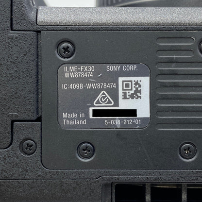 美品 SONY ソニー Cinema Line FX30 ILME-FX30 【C4193-80】