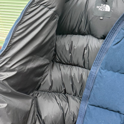 THE NORTH FACE ノースフェイス ジャケット ネイビー 紺 直営店限定 コーデュロイ ヌプシ ダウンジャケット (Corduroy Nuptse Jacket) ND92231R アウター ブルゾン サイズ:XL【C6024】