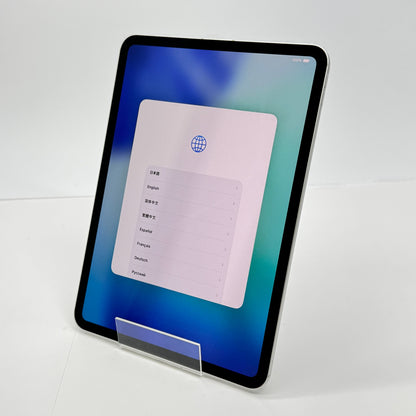 美品 SIMフリー iPad Pro 11インチ M4 Wi-Fi+Cellular 256GB MVW23J/A シルバー バッテリー最大容量100%  付属品完備 純正カバー付属【C7746-80】