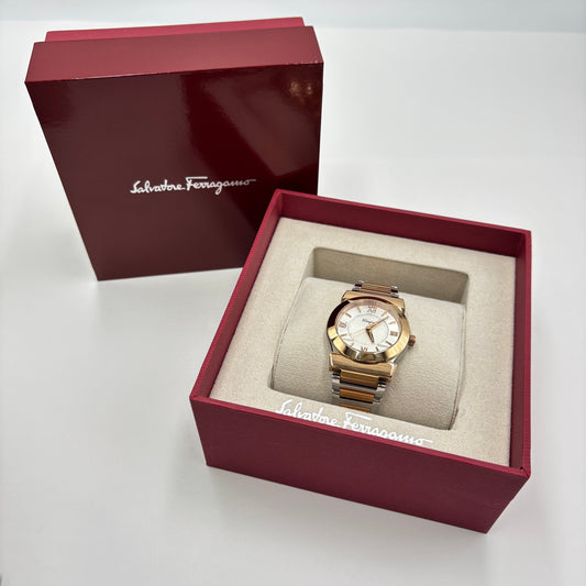 未使用 美品 Salvatore Ferragamo サルバトーレフェラガモ レディース 腕時計 【C5583-60】