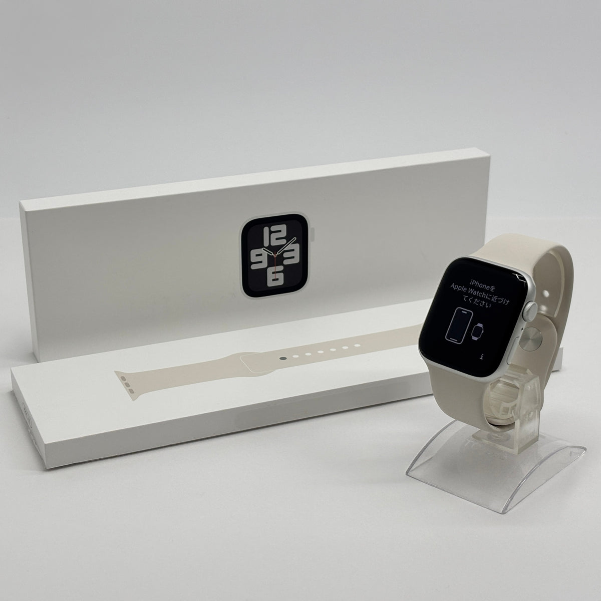 美品 Apple Watch SE 第2世代 GPS 44mm アルミニウム MA7X4J/A バッテリー最大容量100%【C8929-C】