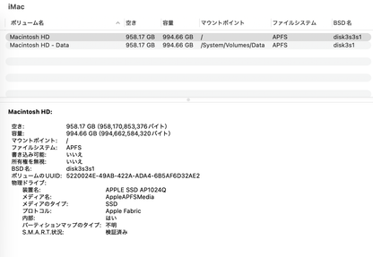 iMac 2021 24インチ M1 16GB 1TB MJVN3J/A 付属品完備 【C5220-140】