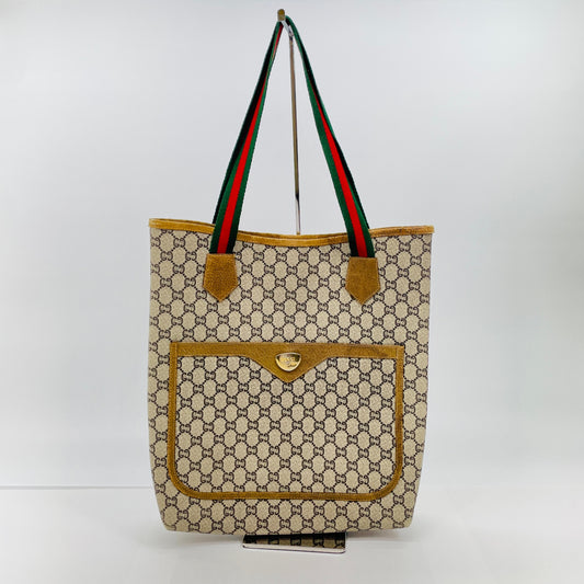 GUCCI PLUS PVCトートバッグ シェリーライン【C4593】