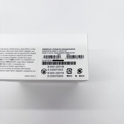 Apple AirPods Pro 第2世代 Lightningタイプ MQD83J/A 付属品完備【C8097-60】