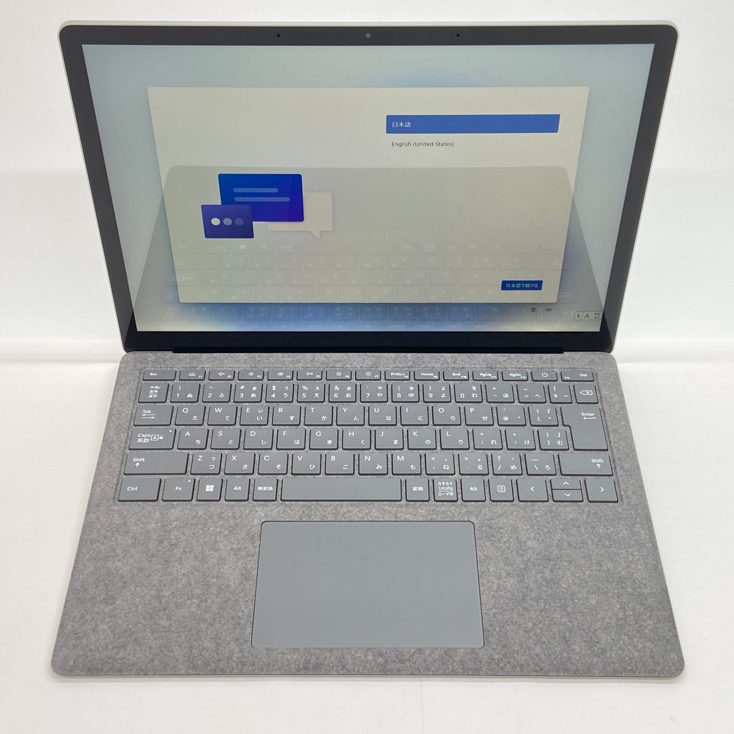 美品 Microsoft Surface Laptop 5 Model 1950 i5 1235U 8GB 256GB Windows11Home QZI-00020 プラチナ バッテリー最大容量約93％【C6399-80】