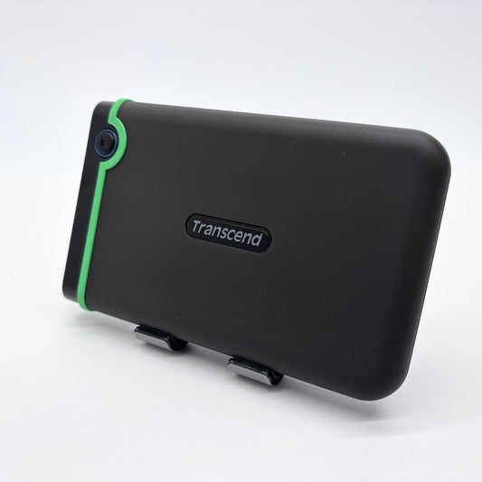 Transcend ポータブルHDD 2.5インチ USB3.1 耐衝撃ケース  1TB TS2TSJ25M3S 2018年製造【C8248-C】
