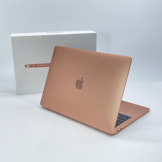 MacBook Air Retina 13インチ (Late 2020) Apple M1 8コア/8GB/SSD 256GB ゴールド MGND3J/A バッテリー最大容量100%充放電回数14回 付属品完備【7964-80】