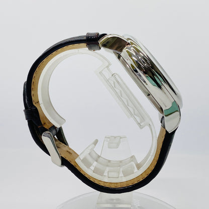 美品 ZEPPELIN (ツェッペリン) 腕時計 ツェッペリン100周年記念モデル アイボリー×ブラウン 7680-1【C4254-60】