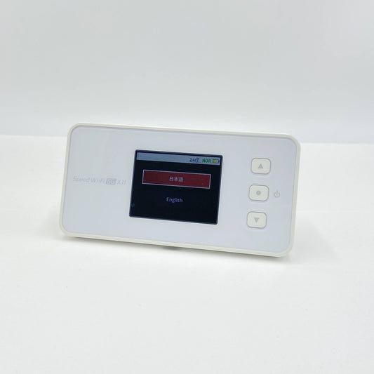 NEC Speed Wi-Fi 5G X11 KDDI au/UQ NEC NAR01 モバイルルーター　【C6666−C】