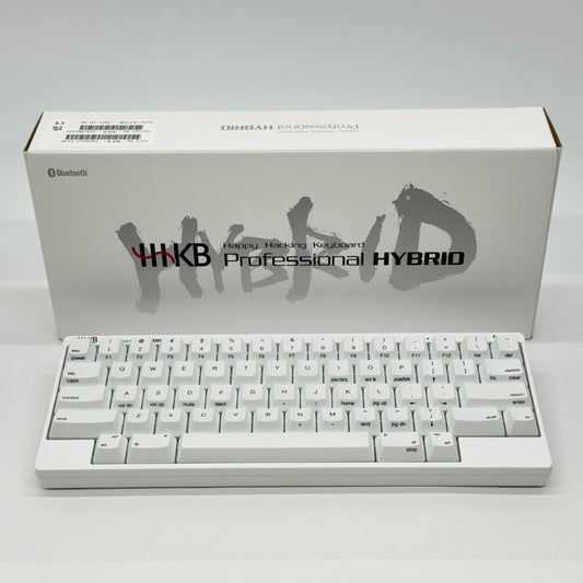 美品 HHKB Professional HYBRID Type-S 英語配列 雪 PD-KB800YSC【C8203-80】