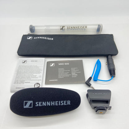 美品 SENNHEISER MKE 600 ショットガンマイク 【C4876-80】