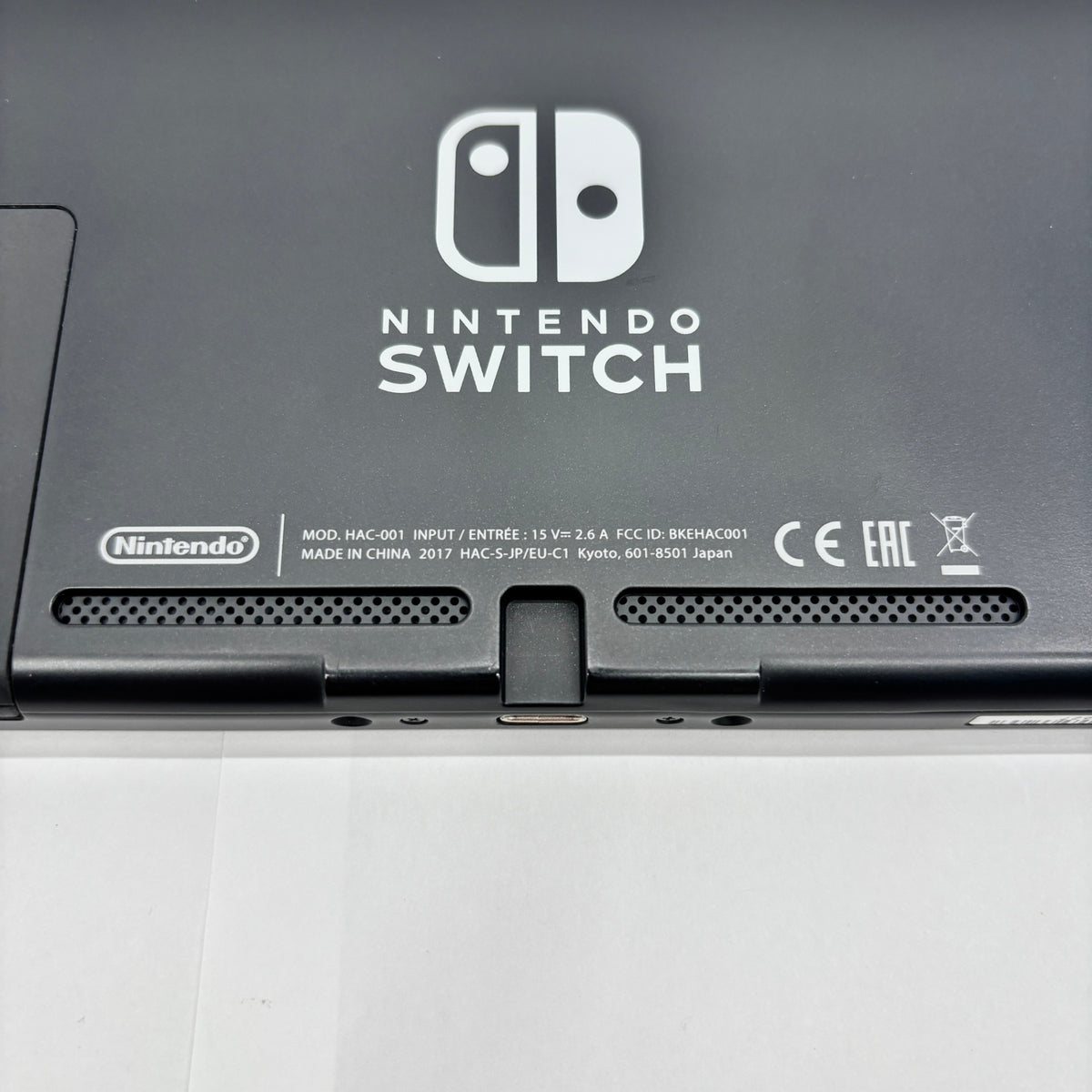 Nintendo Switch HAC-001 グレー 本体 付属品あり【C9523-80】
