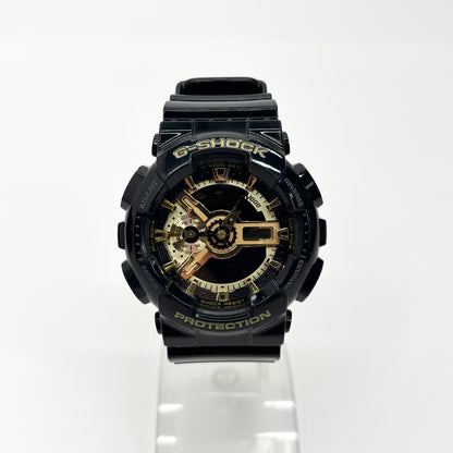 G-SHOCK ジーショック GA-110GB-1ADR 海外モデル アナログ×デジタル ブラック×ゴールド 腕時計【C8502-60】
