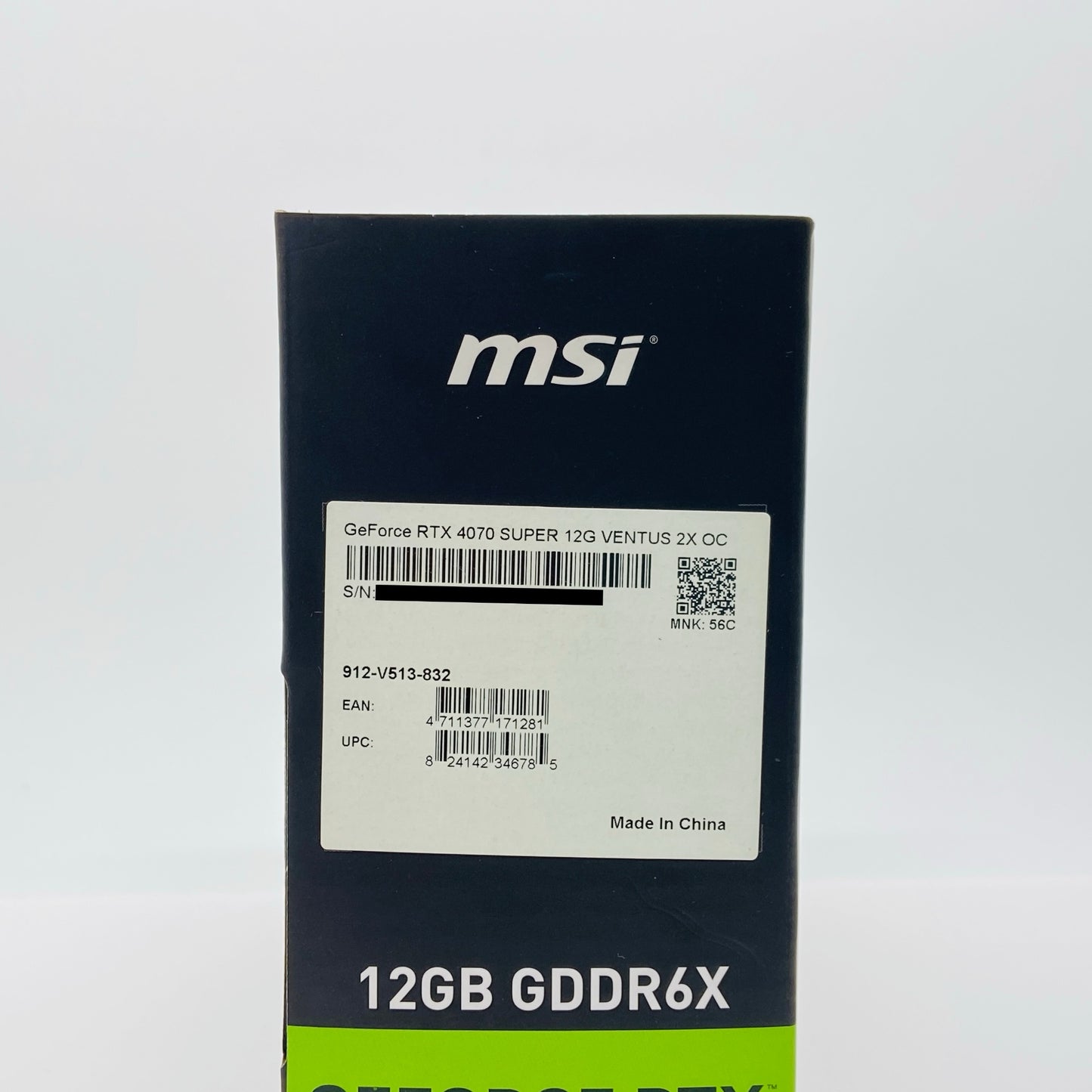 MSI GeForce RTX 4070 SUPER 12G VENTUS 2X OC【C7956-80】