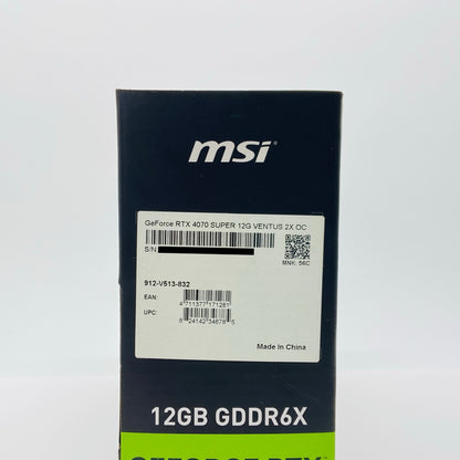 MSI GeForce RTX 4070 SUPER 12G VENTUS 2X OC【C7956-80】