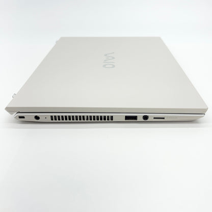 美品 VAIO F14 VJF1418 13th Gen Core i5-1334U 16GB SSD512GB ウォームホワイトWindows11 Pro バッテリー最大容量100%【C5611-80】