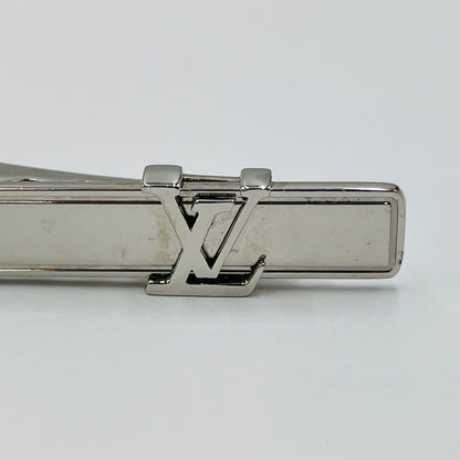 LOUIS VUITTON ルイヴィトン M61981 パンスクラヴァット LV イニシャル ネクタイピン メタル シルバーカラー【C4768-C】
