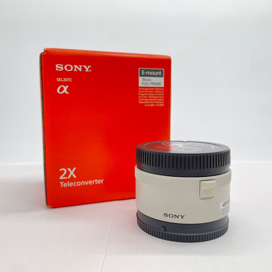 美品 SONY テレコンバーター SEL20TC 2X Teleconverter Eマウント フルフレーム【C6419-60】