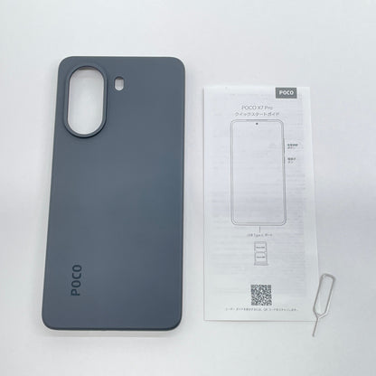 美品 POCO X7 Pro 12+512GB イエロー Android グローバル版(技適あり) SIMフリー【C7182-60】