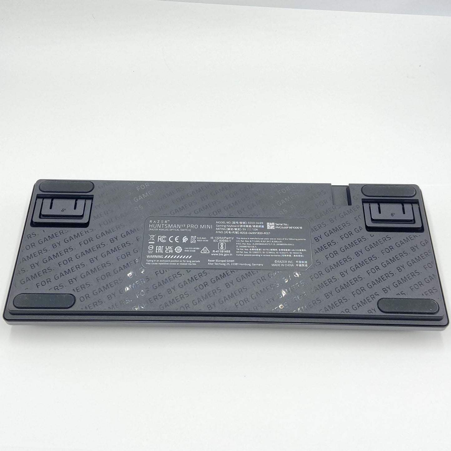 美品 Razer ラピッドトリガー 搭載 Huntsman V3 Pro Mini【C6760-60】