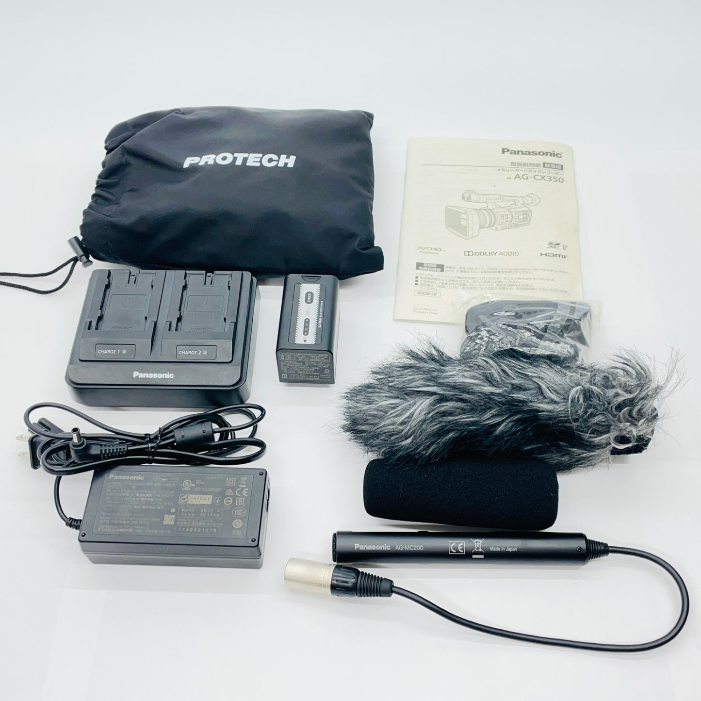 美品 Panasonic AG-CX350 ビデオカメラ 別売りおまけ多数あり 通電時間111時間【C4504-140】