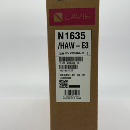 新品未開封 NEC LAVIE N1635 PC-N1635HAW-E3 16インチ 第12世代  Core i3 1215U 8GB SSD 256GB【C7743-100】