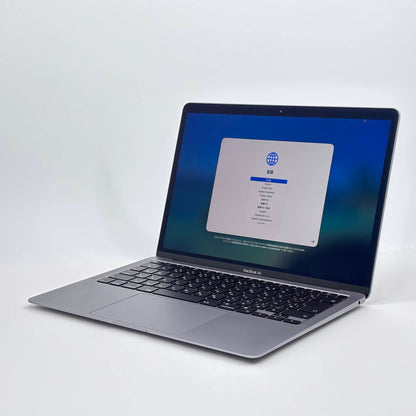 美品 MacBook Air 13インチ M1 2020 8コアCPU 7コアGPU 8GB 256GB MGN63J/A スペースグレイ バッテリー最大容量97%【C8222-80】
