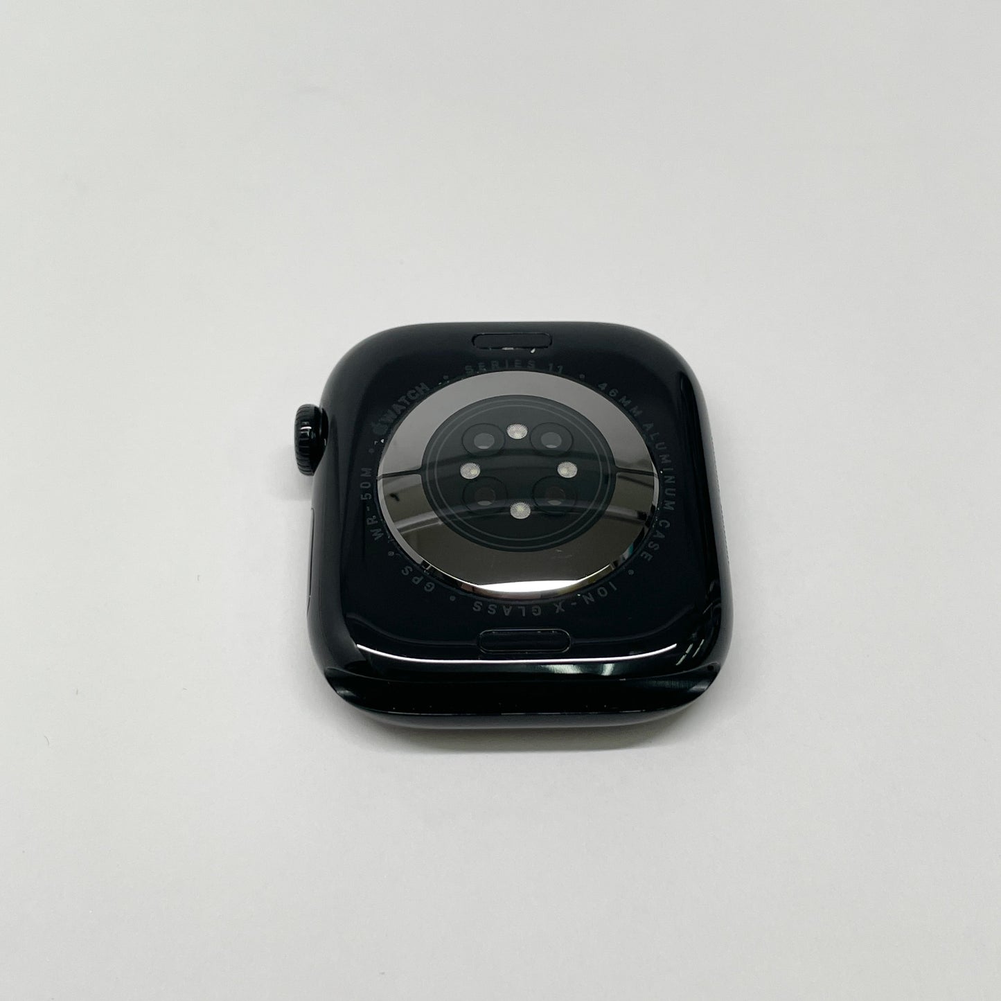美品 バッテリー最大容量100% Apple Watch Series11 46mm GPS ジェットブラックアルミニウム MEW84J/A バンド欠品【C8374-60】