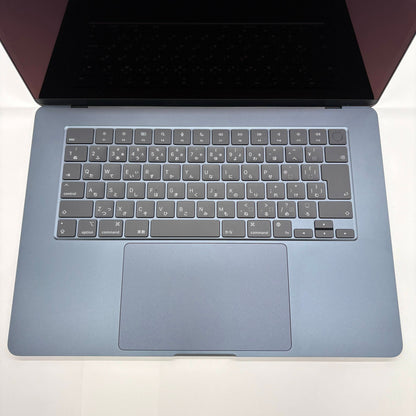 美品 Apple MacBook Air 15インチ M3 2024 8コアCPU 10コアGPU 16GB 1TB ミッドナイト バッテリー最大容量100%  【C8439-80】