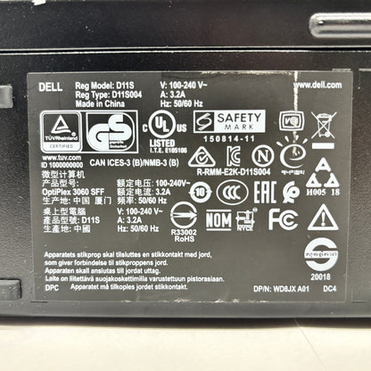 DELL OptiPlex 3060 i5 8500 16GB SSD256GB Windows11Pro【C8359-100】