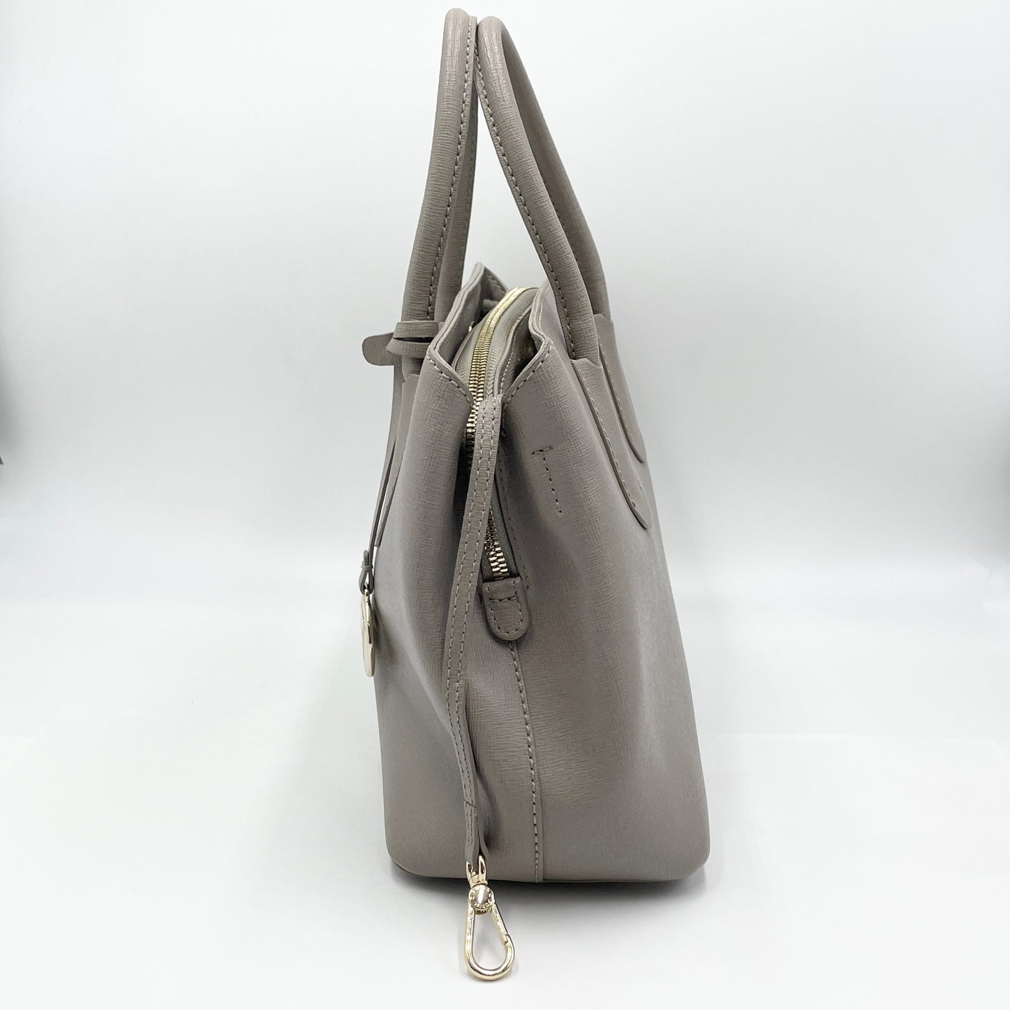 FURLA フルラ 2way トートバッグ ショルダーバッグ グレー　【C7993】