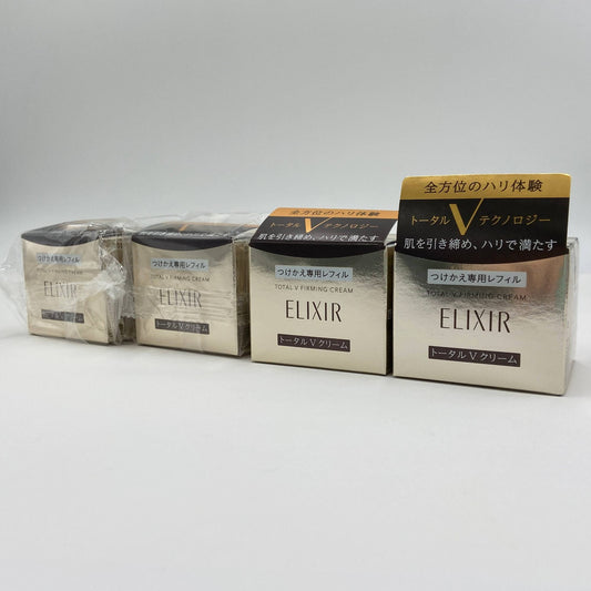 新品未開封 エリクシール ELIXIR トータルV ファーミングクリーム つけかえ専用レフィル 50g 4個　【C6061-C】
