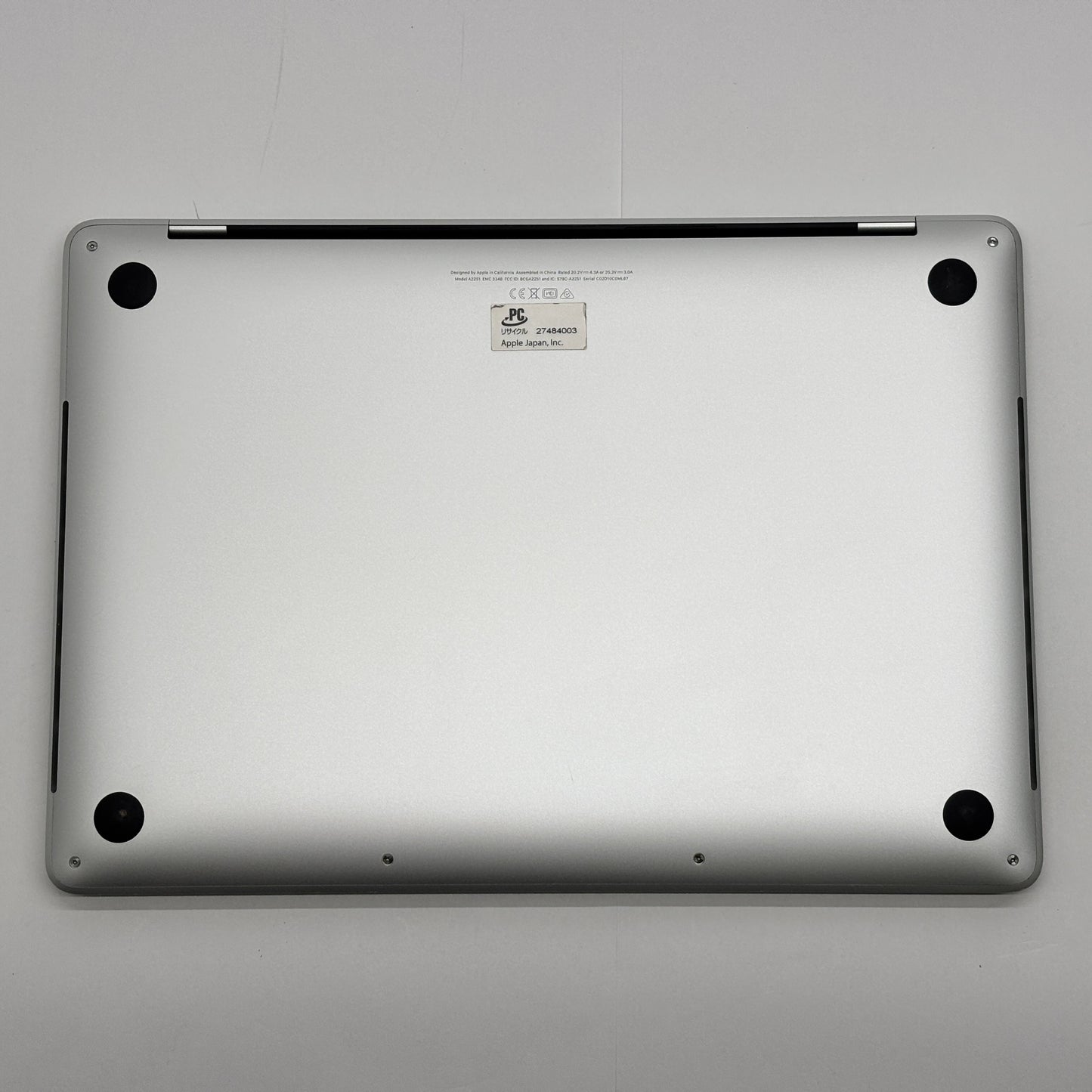 MacBook Pro 13インチ 2020 2GHz クアッドコア i5 32GB 512GB シルバー【C8476-80】