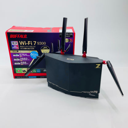 美品 BUFFALO Wi-Fi 7 ルーター WXR9300BE6P	【C4493-80】